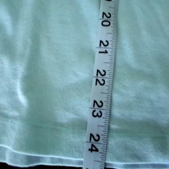 Garage Women's Sky Blue Floral Short Sleeve V-Neck Tee, Large - Picture 15 of 15